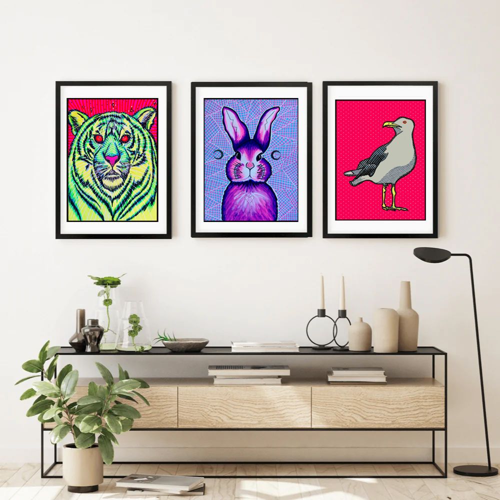 Pink Tigress - Fine Art Print