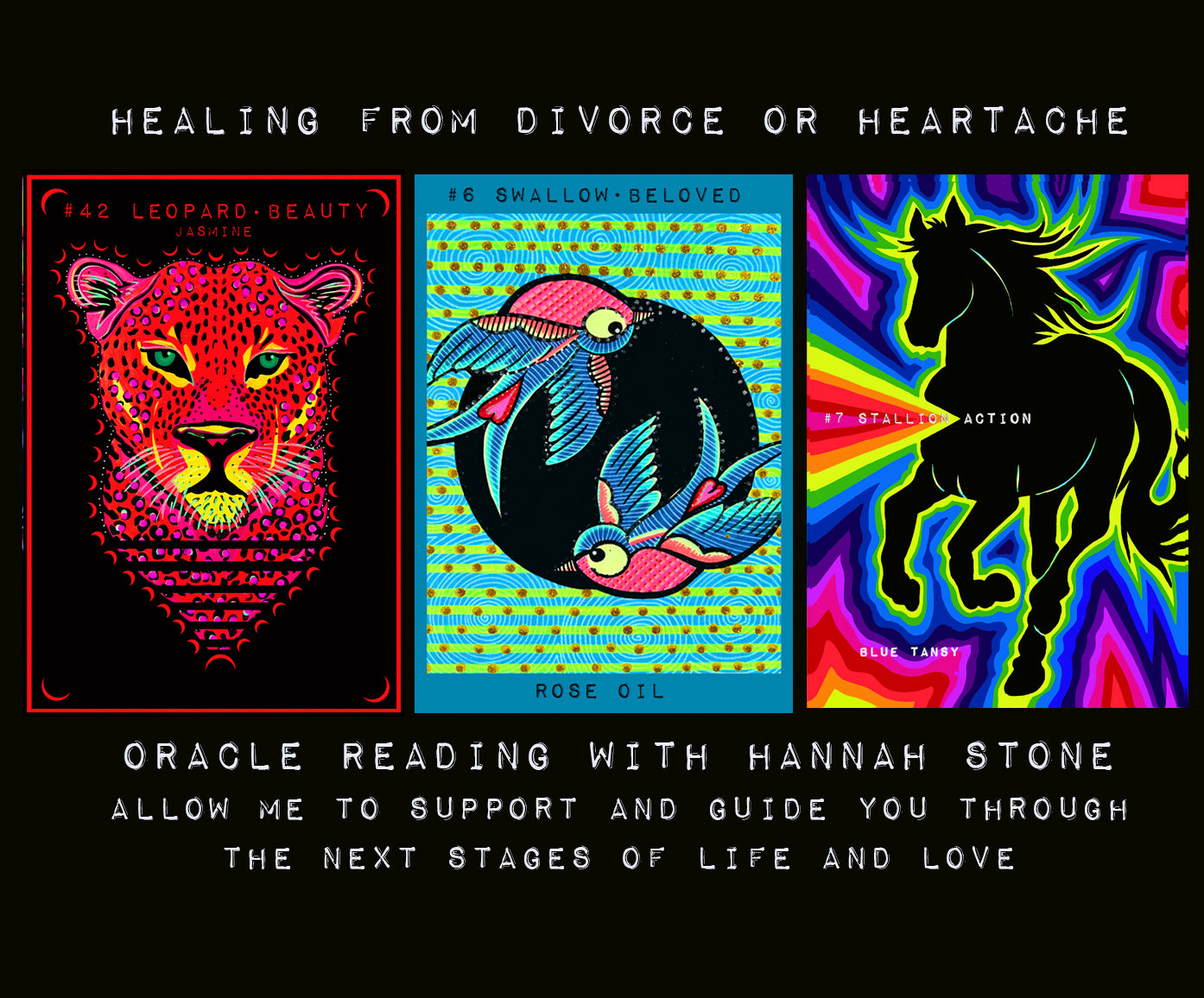 Healing from Heartache 60 min recorded reading with Hannah Stone $111USD