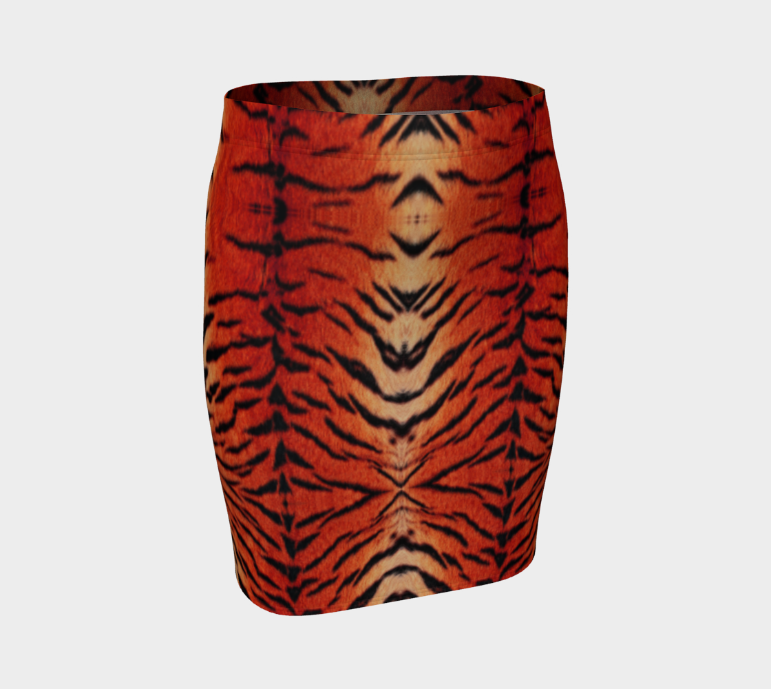 Tiger Queen Pencil Skirt1