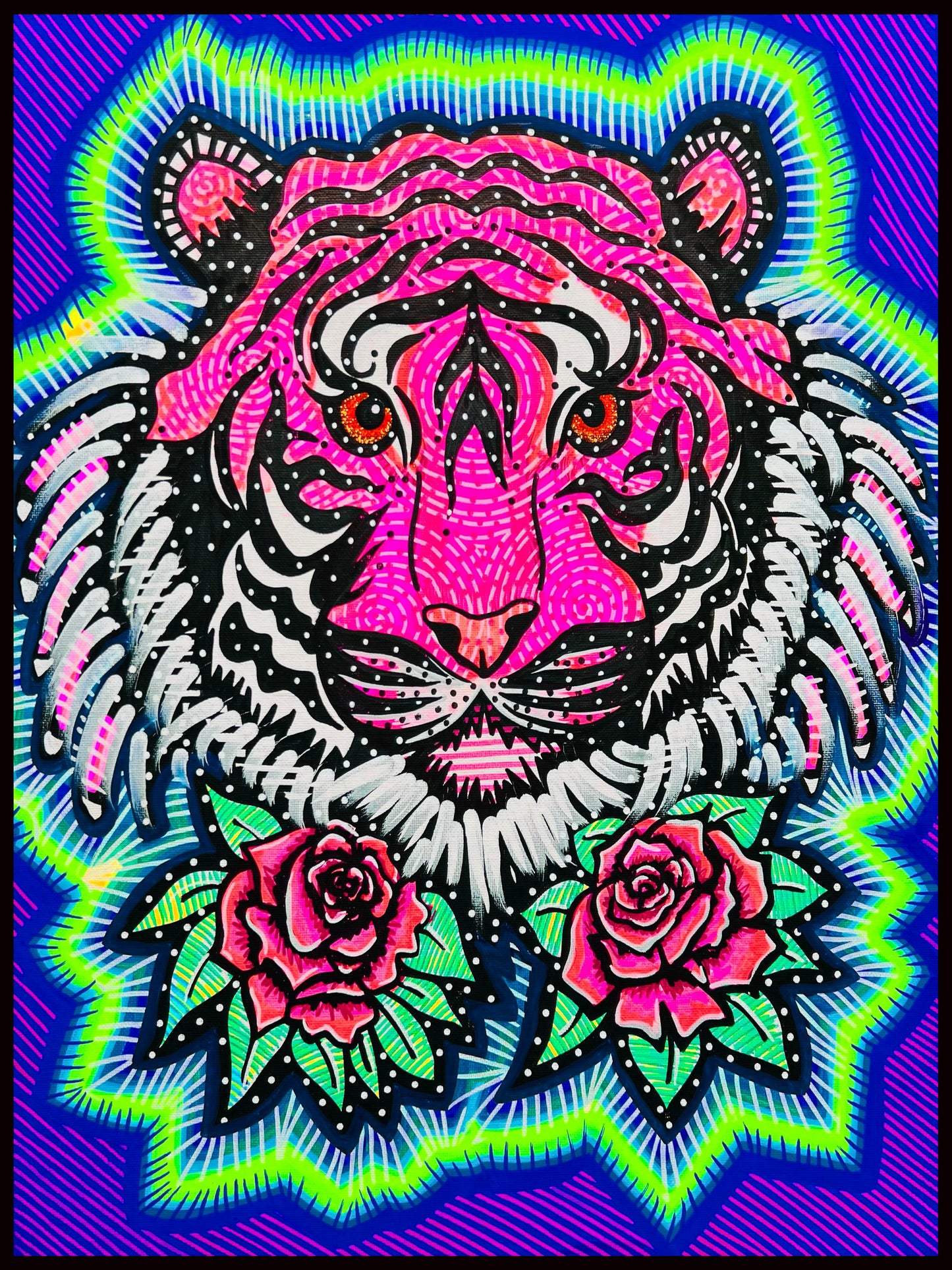 Pink Tigress - Fine Art Print