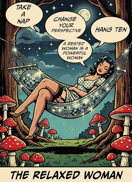 Disco Relaxed Woman