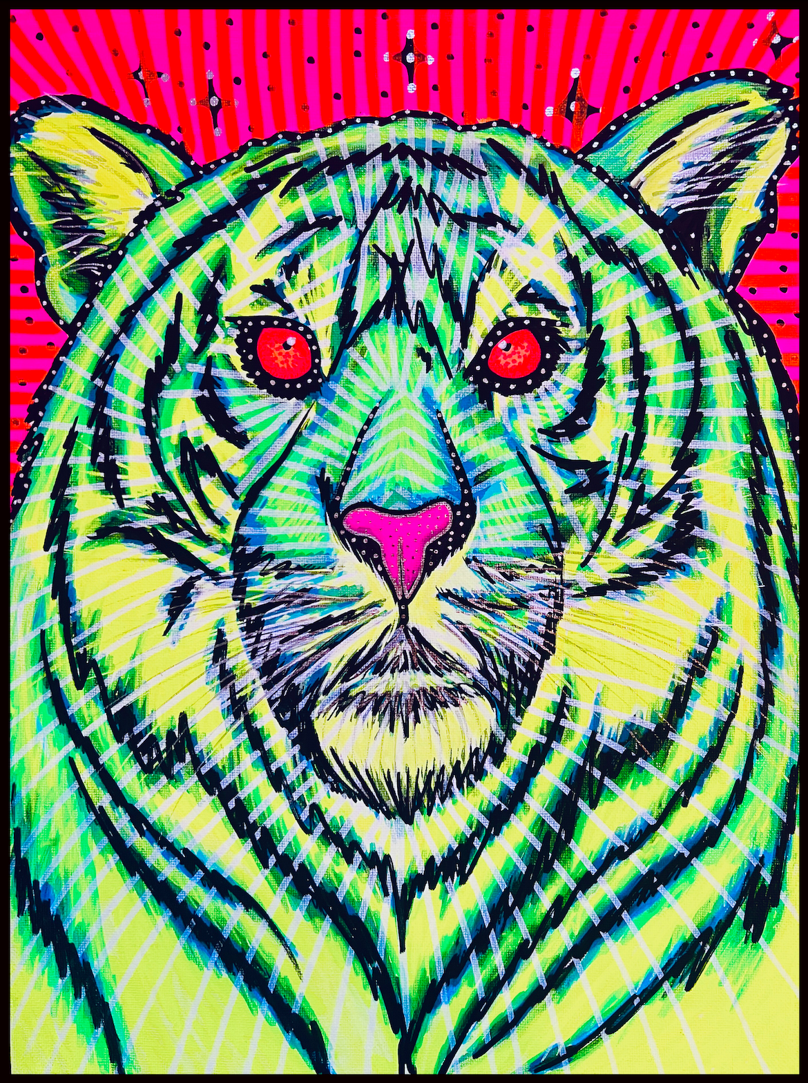 Green Tigress - Fine Art Print