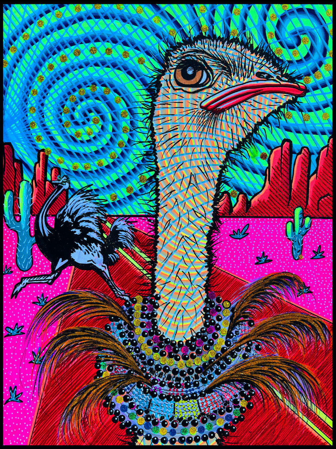 Ostrich - Fine Art Print