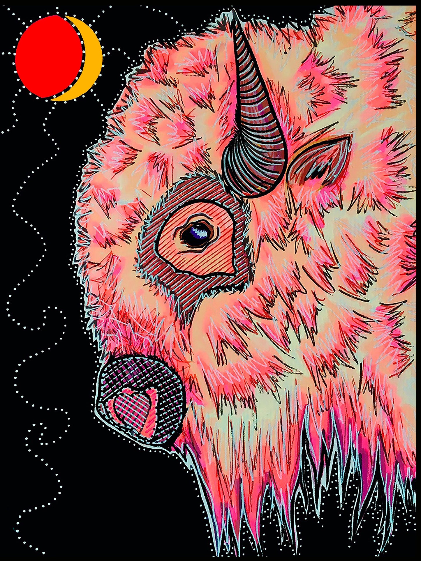 White Buffalo - Fine Art Print