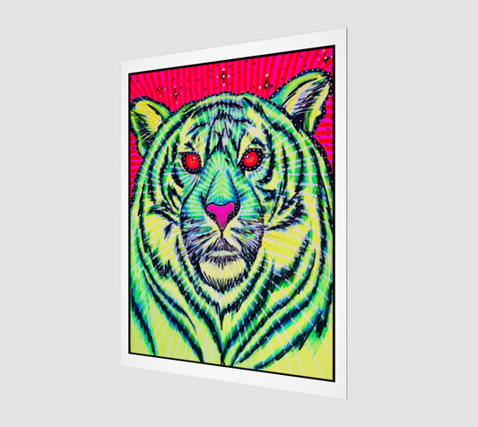 Green Tigress - Fine Art Print