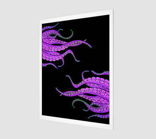 Pink Octopus - Fine Art Print