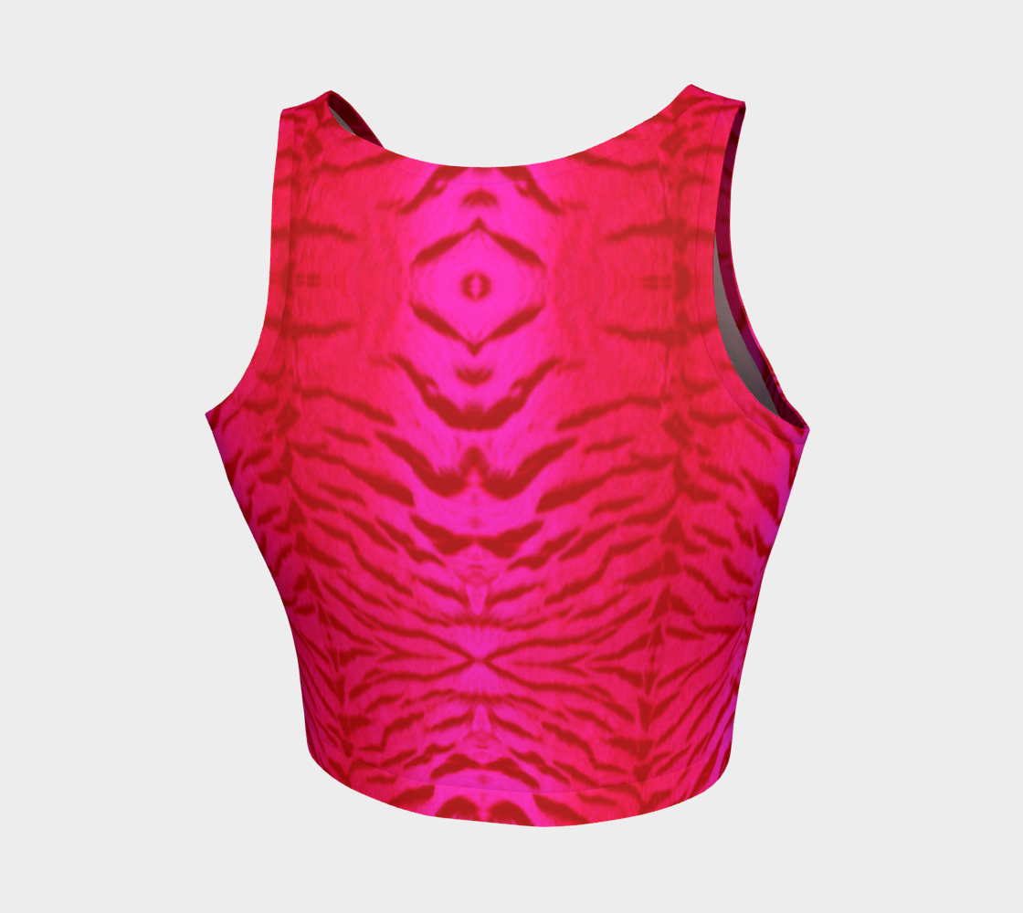 Tiger Queen Pink Crop Top