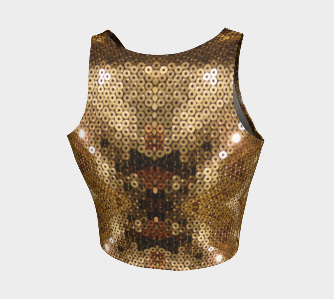 Gold Rush Crop Top