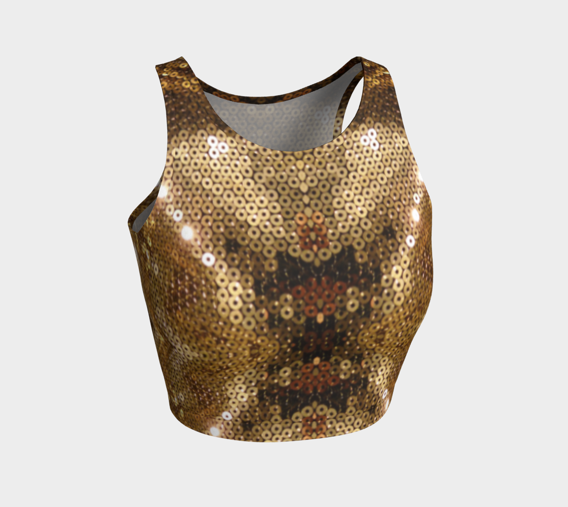 Gold Rush Crop Top