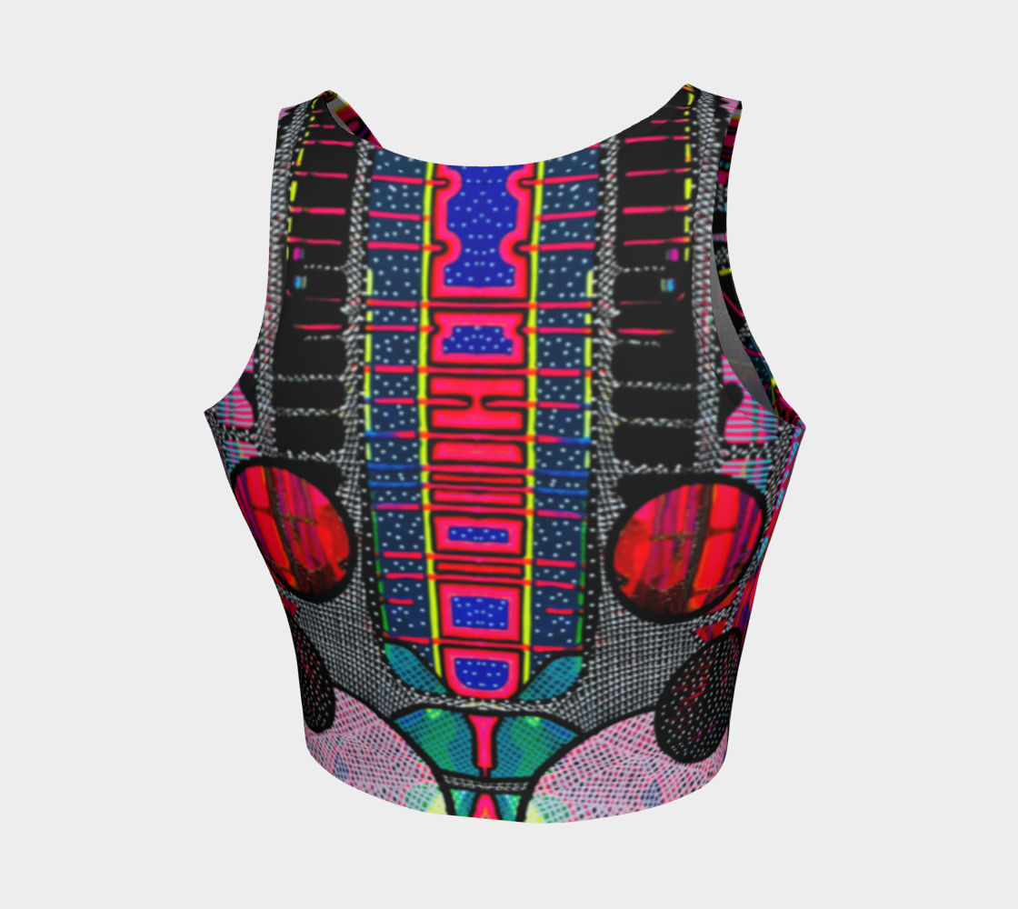 Abstract Pop Art Crop Top