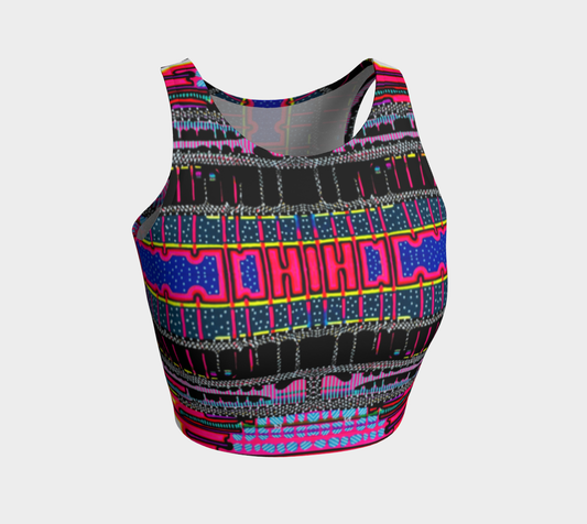 Abstract Pop Art Crop Top