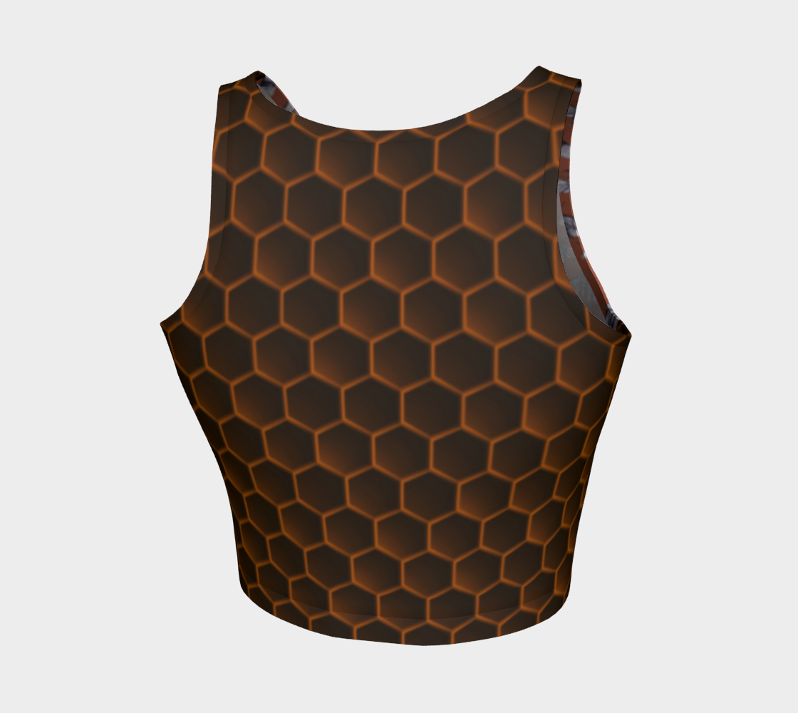 Bee Her Now Terracotta Crop Top