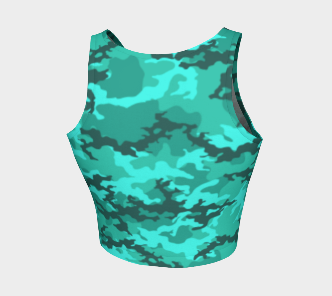 Lemuria Camo Crop Top