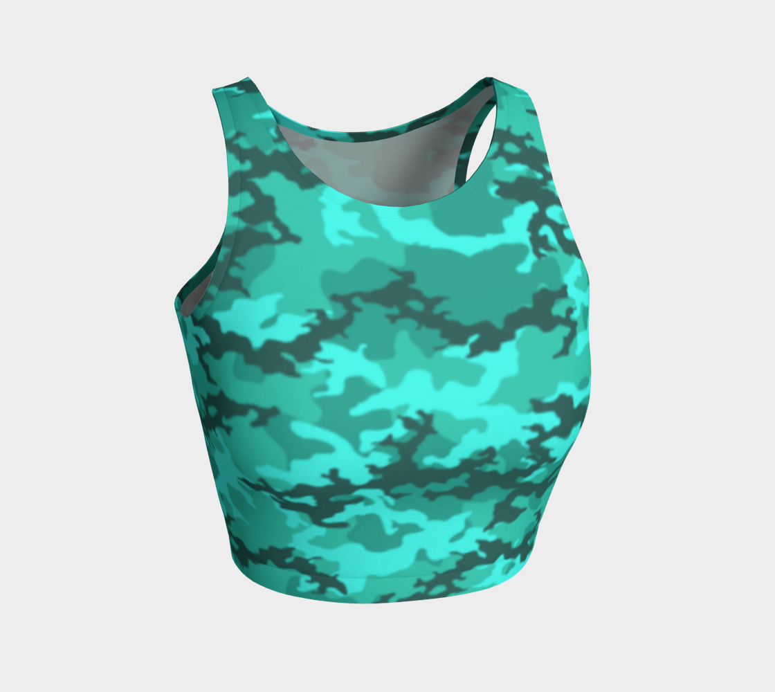 Lemuria Camo Crop Top