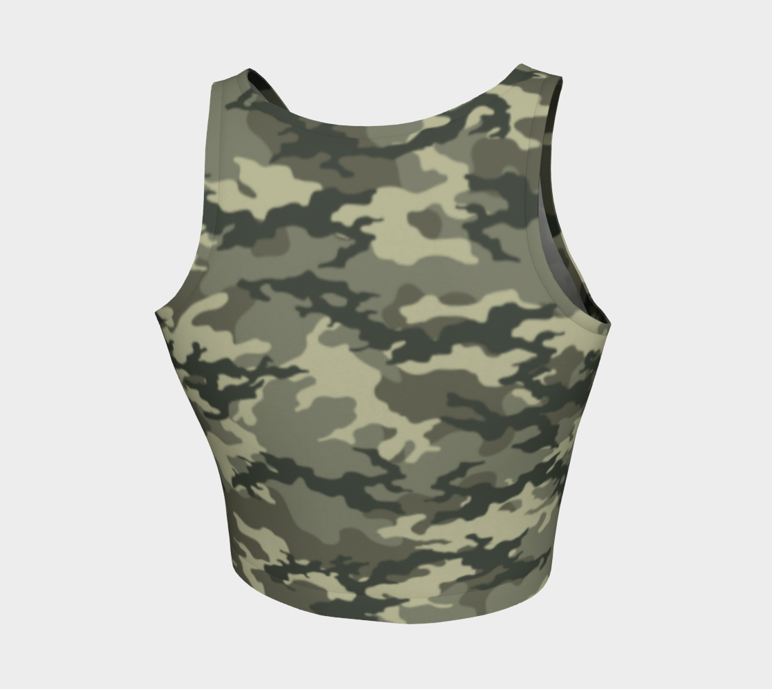 Camo Crop Top