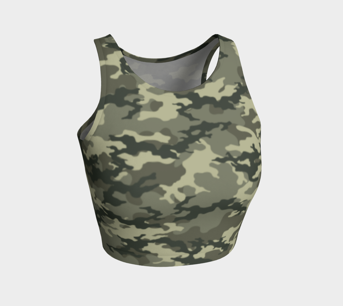 Camo Crop Top