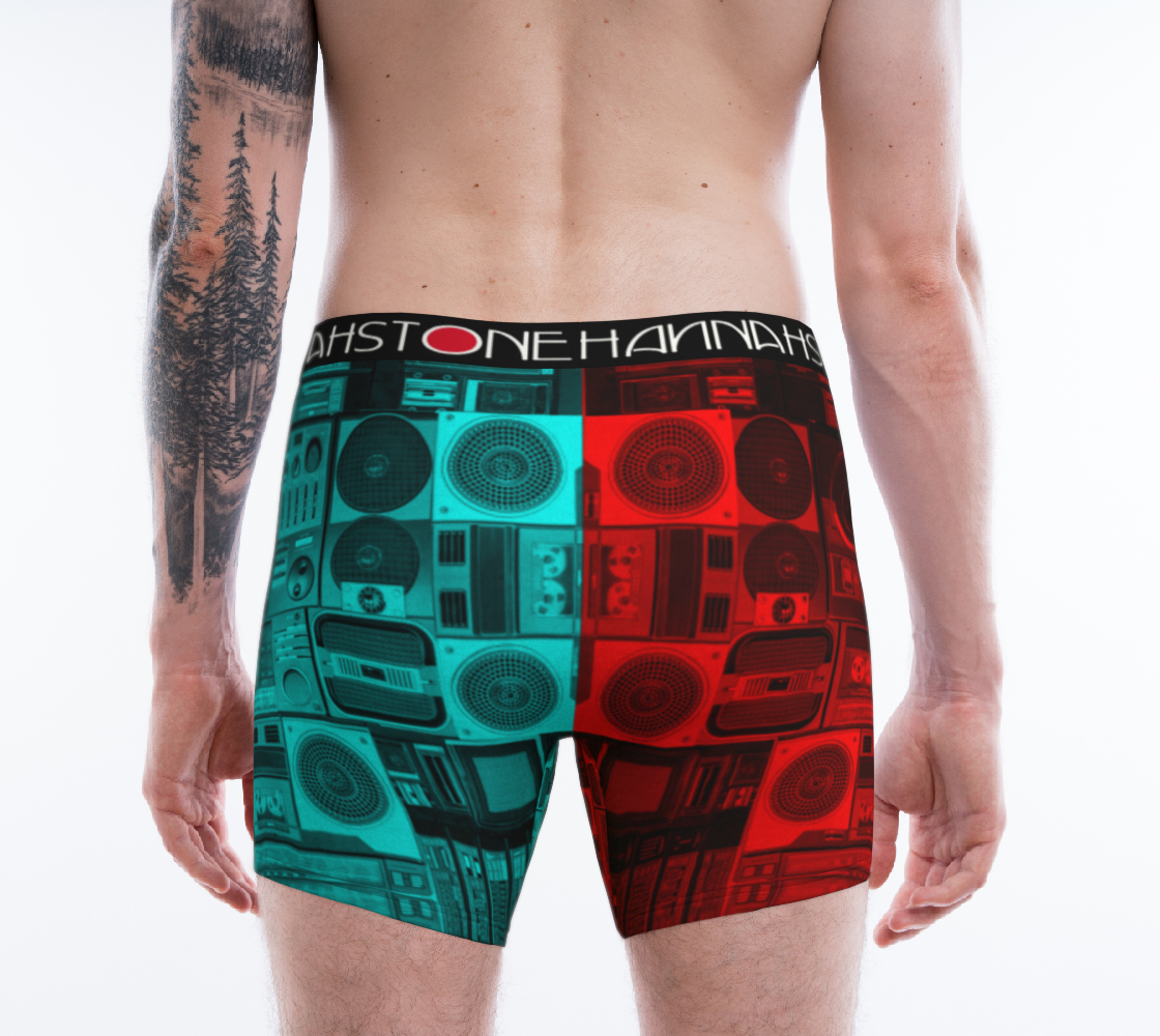 Ghetto Blaster 3D Boxer Briefs