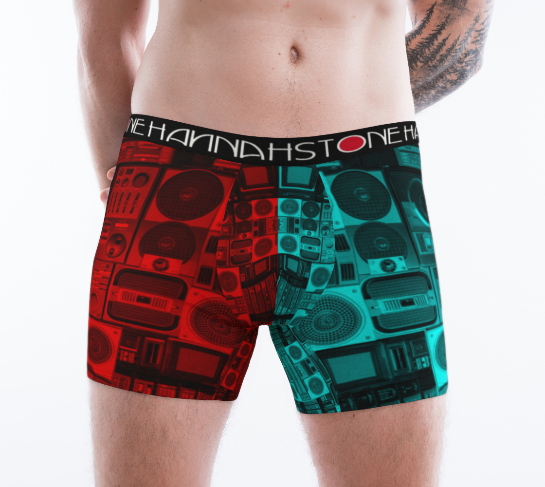 Ghetto Blaster 3D Boxer Briefs