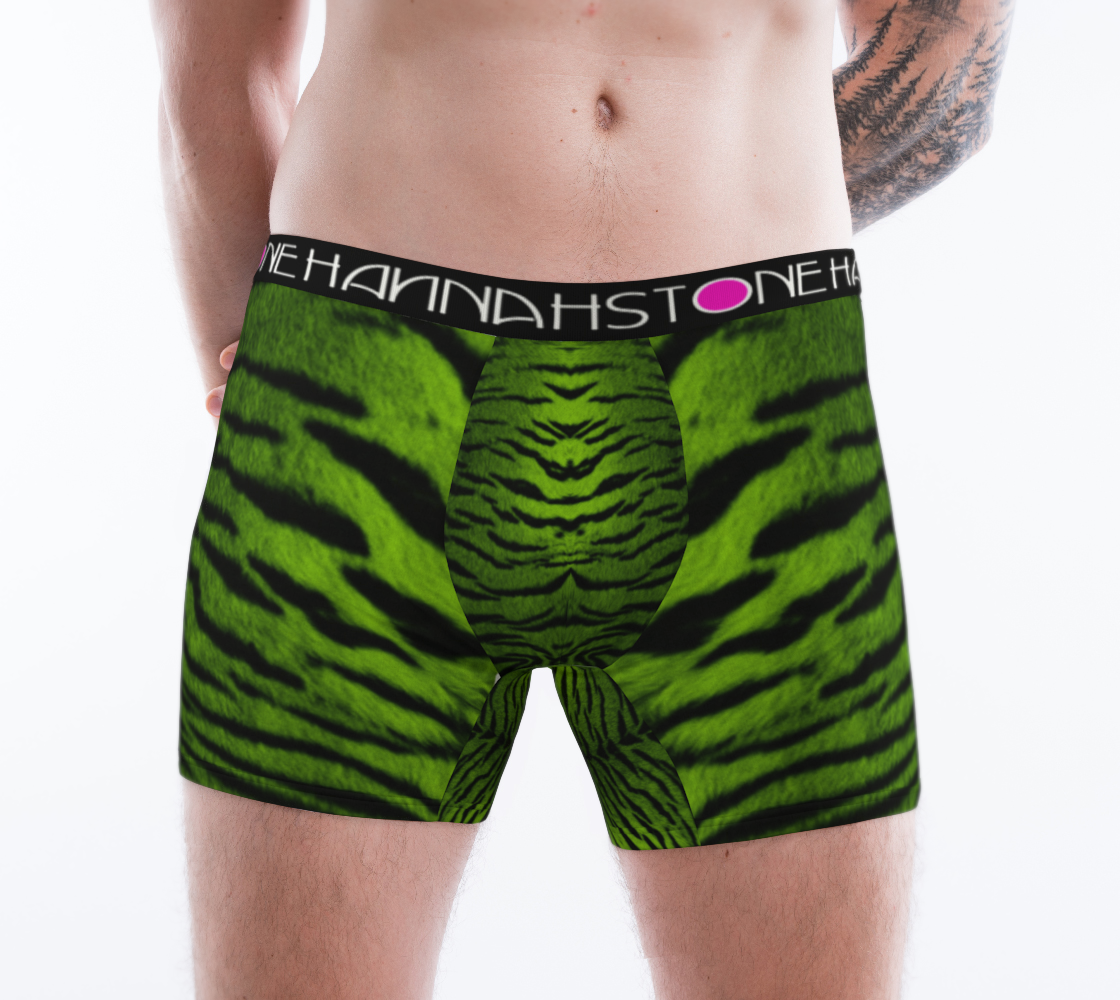 Tiger King Green Boxer Briefs