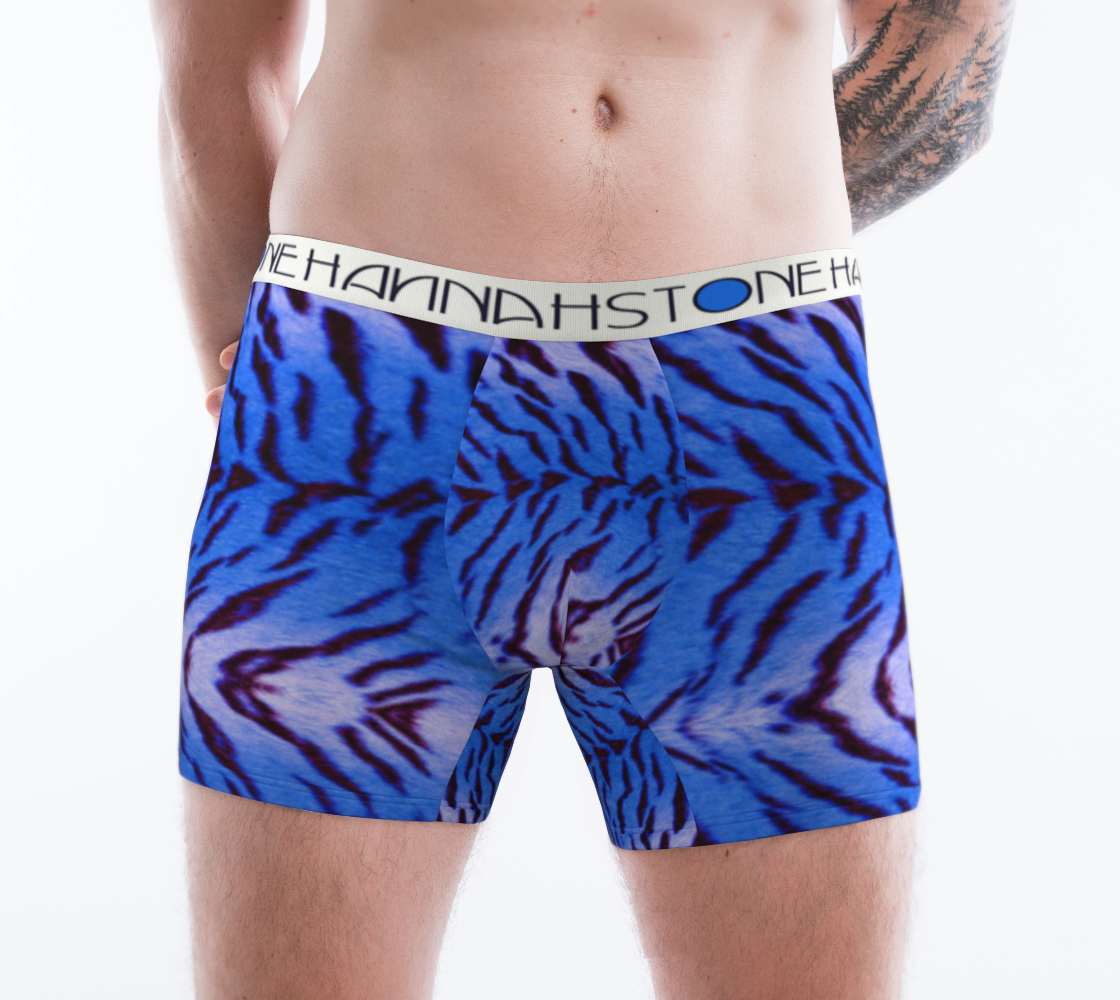 Tiger King Blue Boxer Briefs