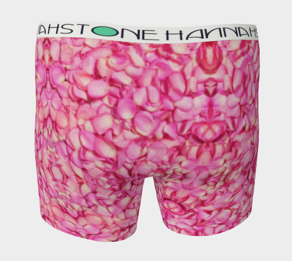 Pink Rose Petal Boxer Briefs