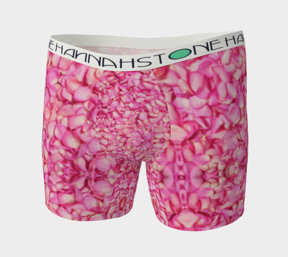 Pink Rose Petal Boxer Briefs