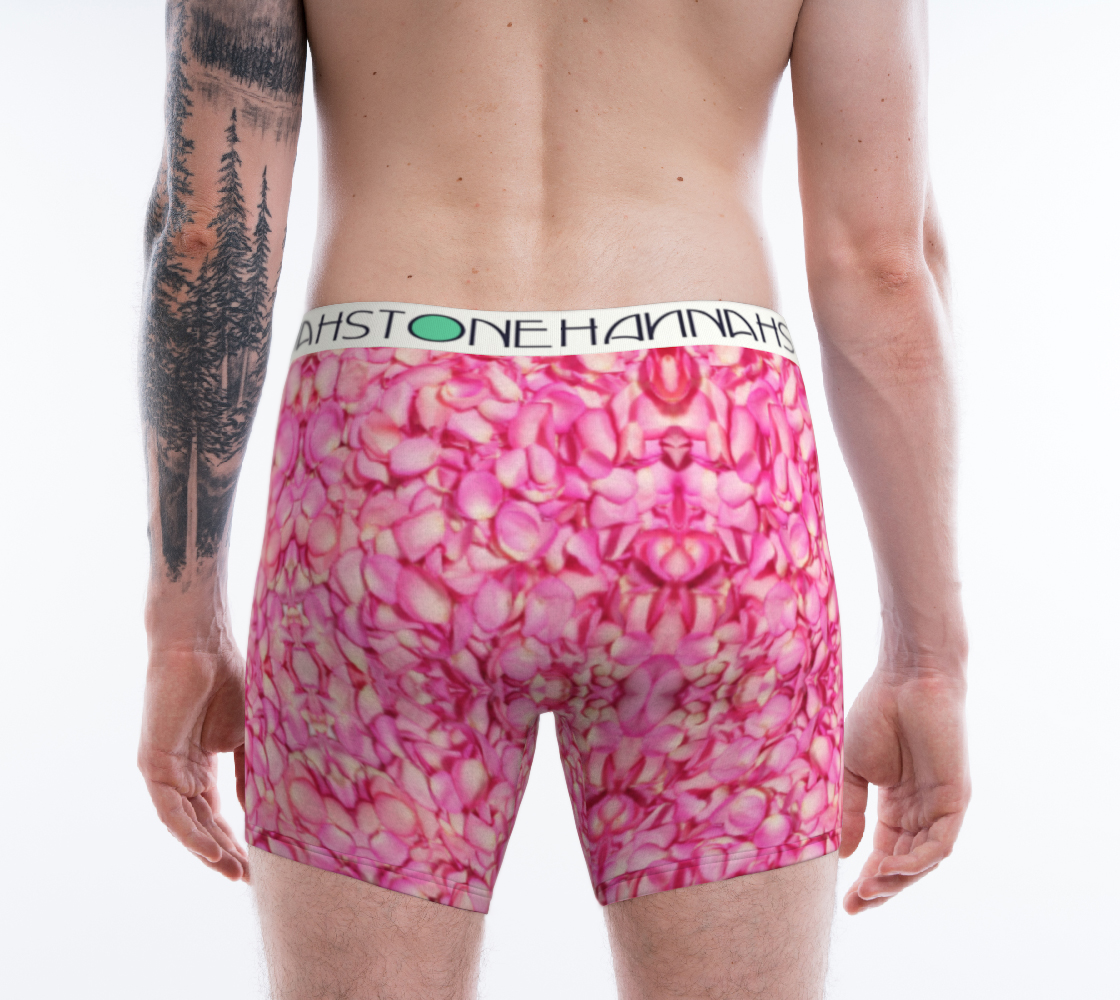 Pink Rose Petal Boxer Briefs