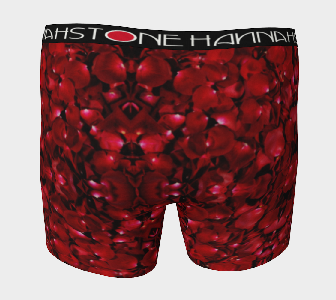 Red Rose Petal Boxer Briefs