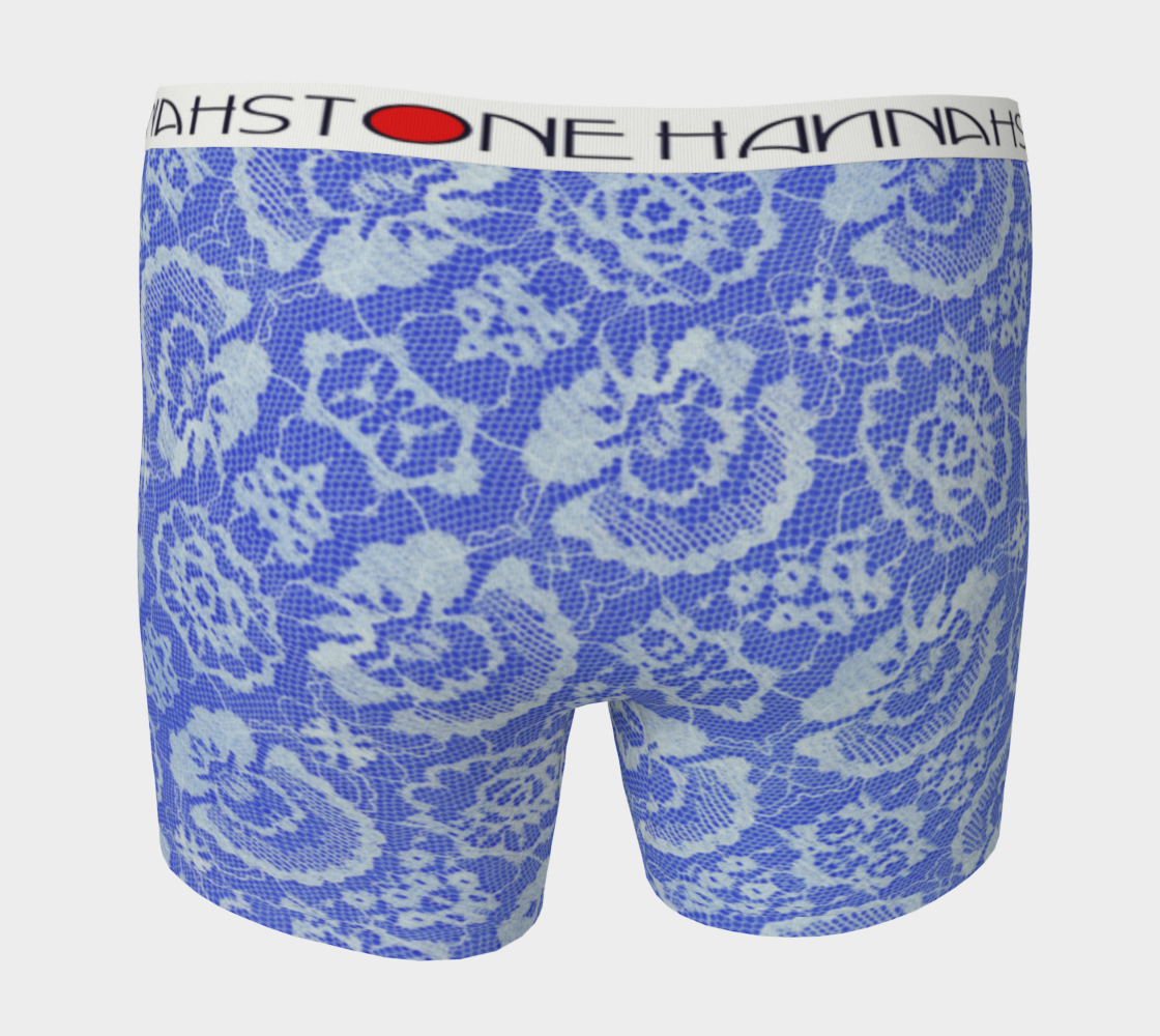 Blue Lace Boxer Briefs