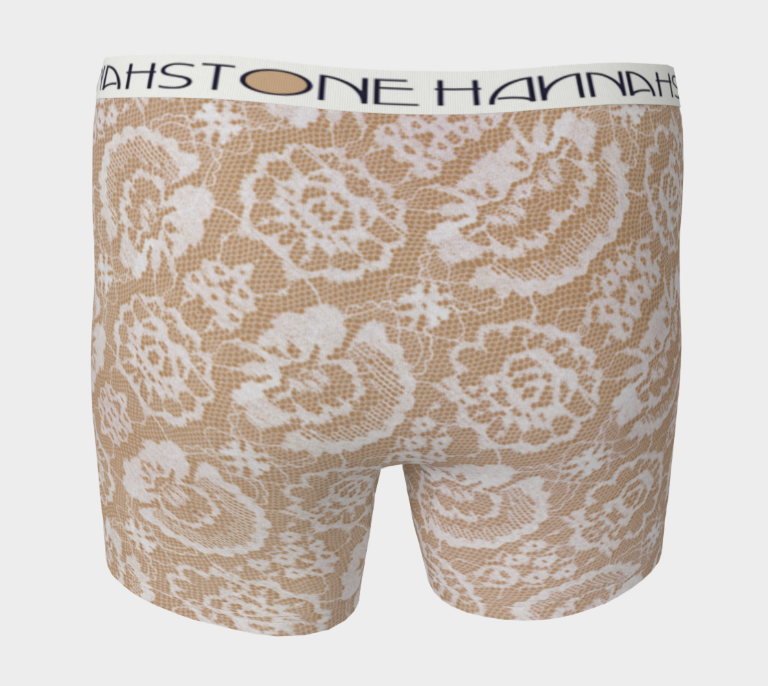 Naupe Taupe Lace Boxer Briefs