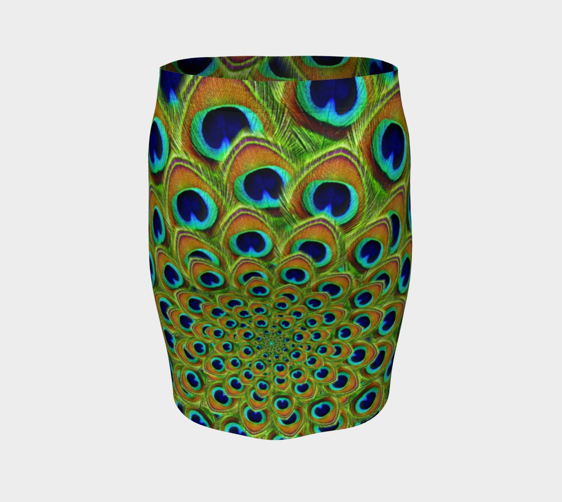 Peacock Pencil Skirt