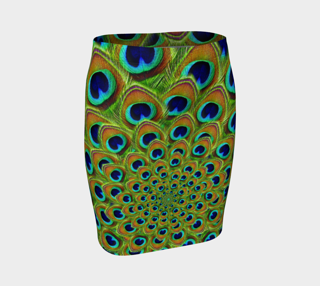 Peacock Pencil Skirt