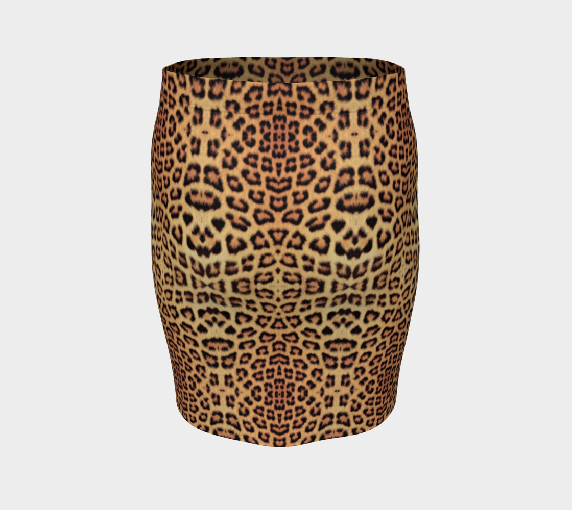 Leopard Pencil Skirt