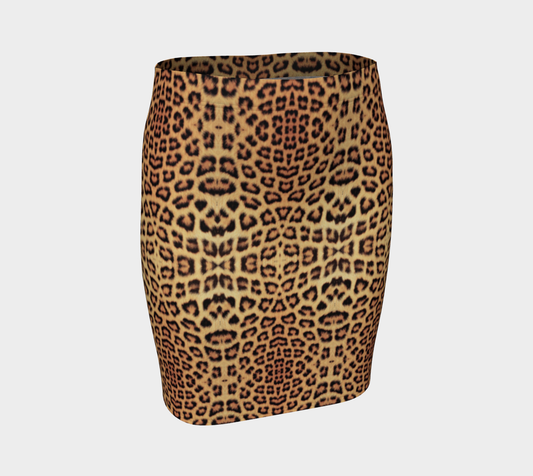 Leopard Pencil Skirt