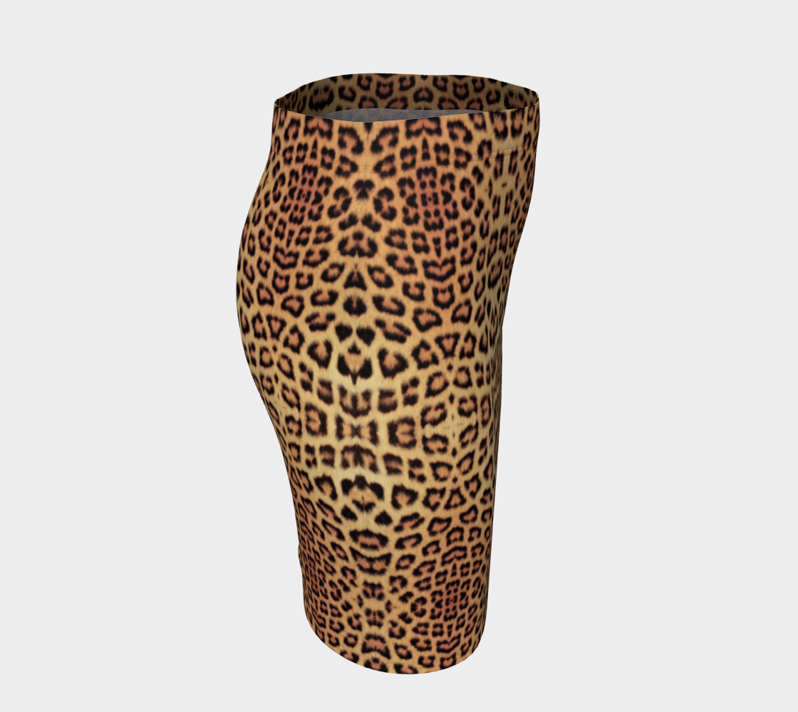 Leopard Pencil Skirt