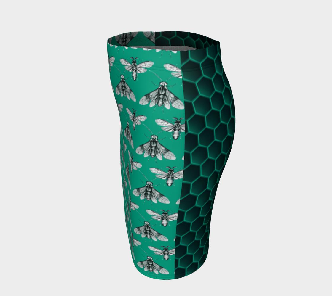 Bee Her Now Green Pencil Skirt