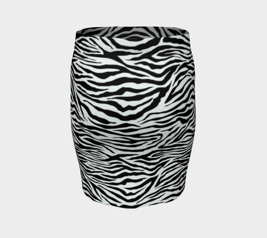 Zebra Pencil Skirt