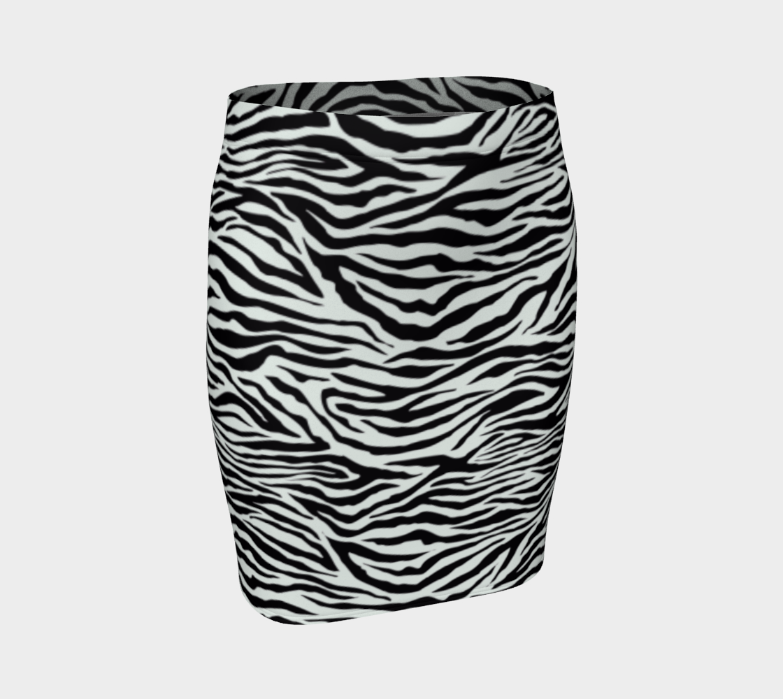 Zebra Pencil Skirt