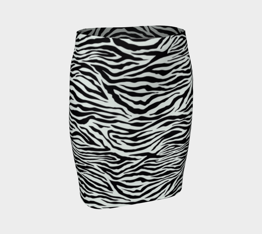 Zebra Pencil Skirt