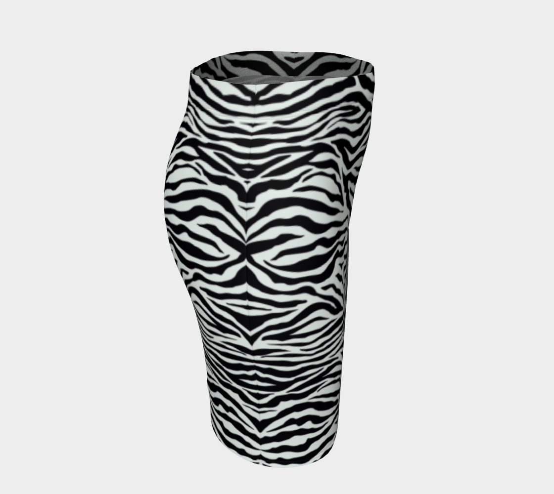 Zebra Pencil Skirt