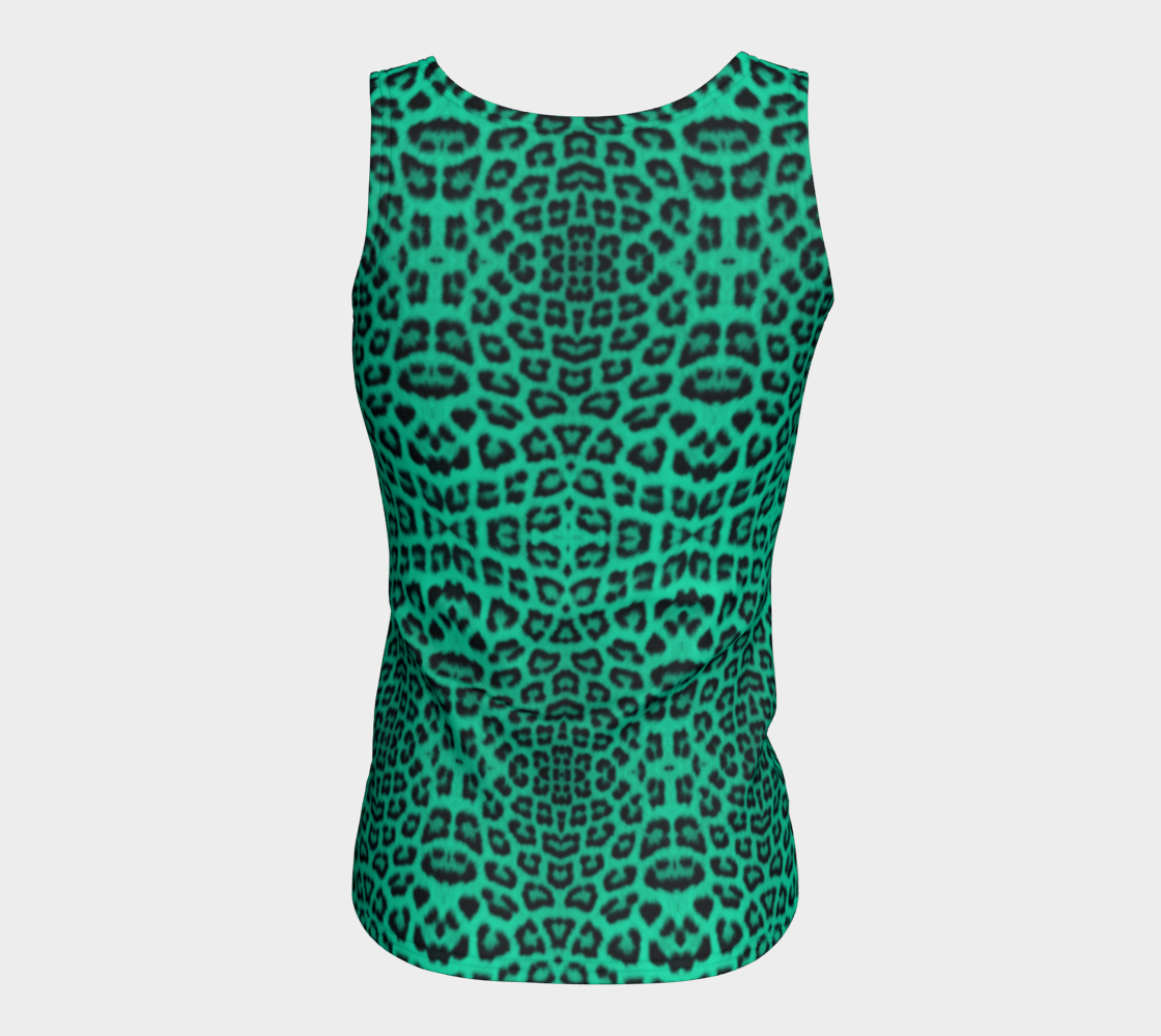 Leopard Mint Tank Top