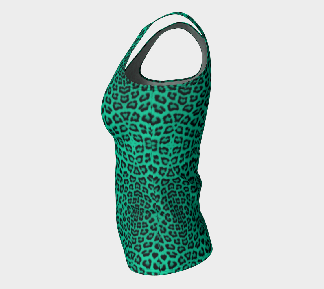 Leopard Mint Tank Top