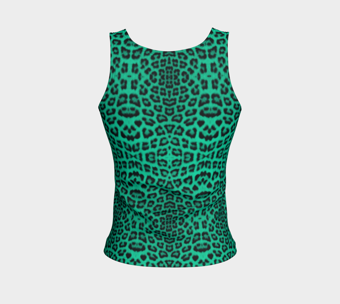 Leopard Mint Tank Top