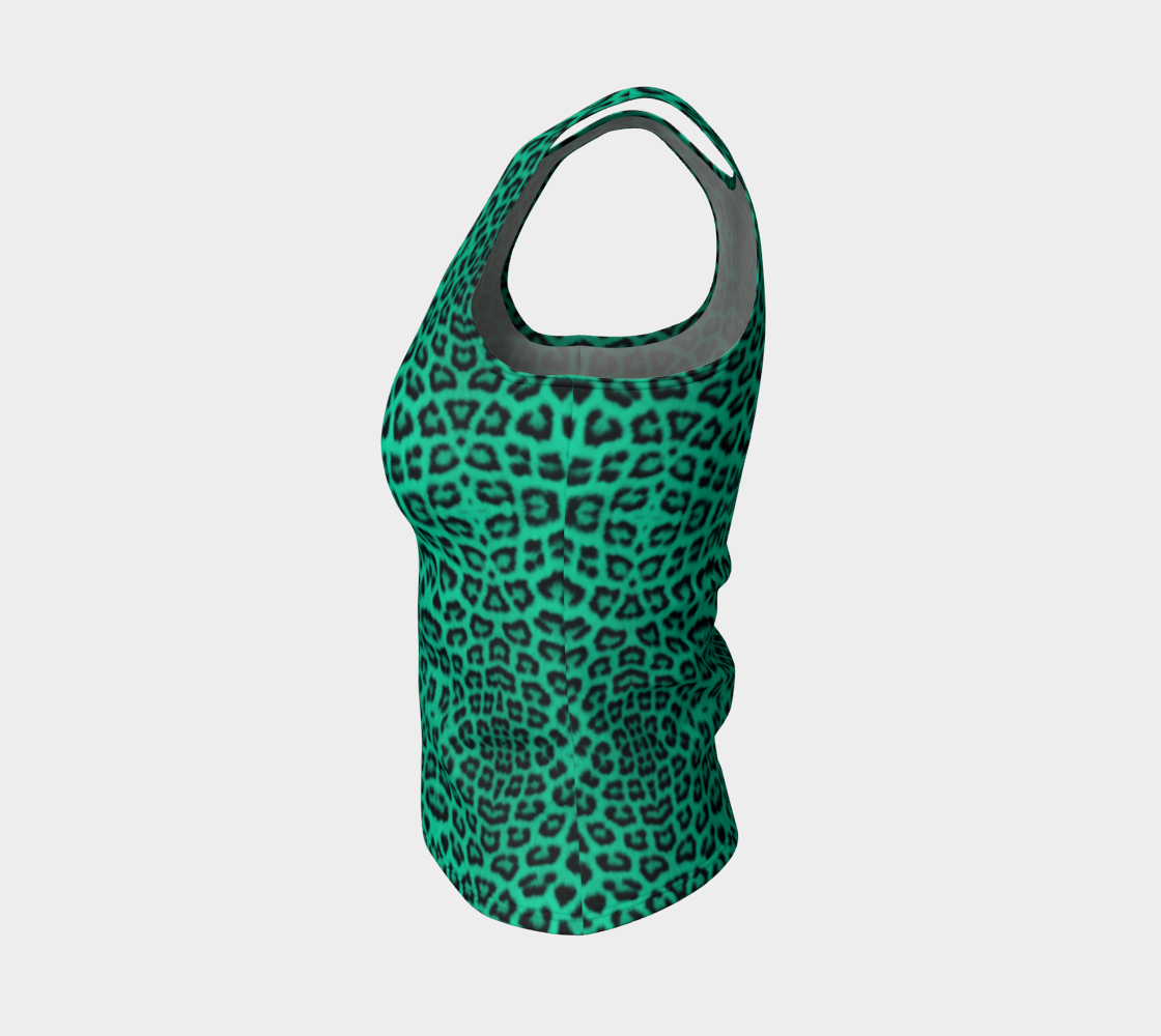 Leopard Mint Tank Top