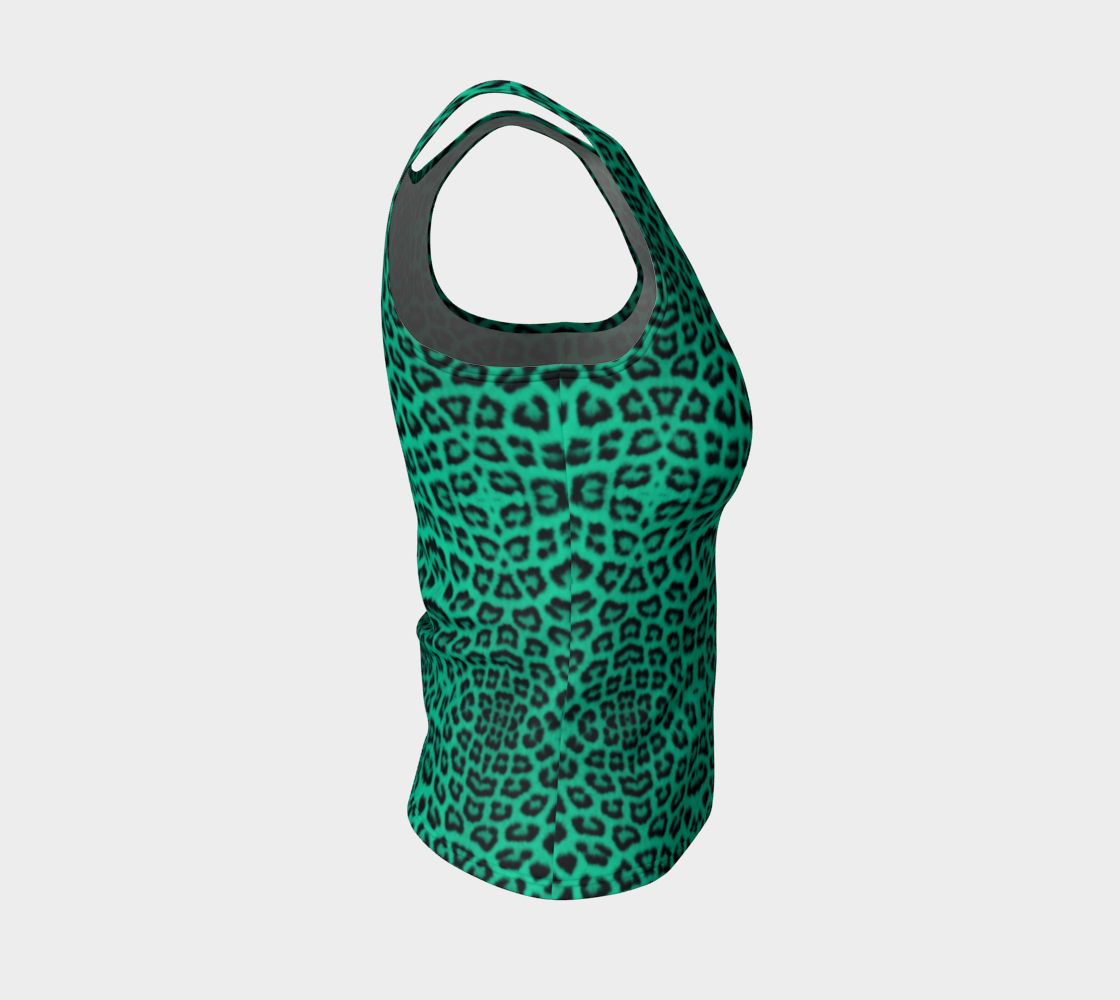 Leopard Mint Tank Top