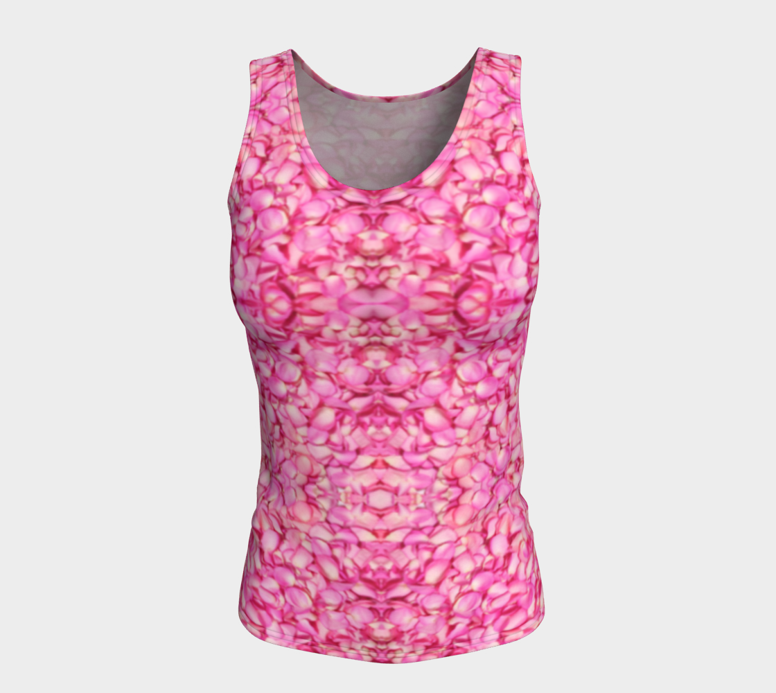 Pink Rose Petal Tank Top