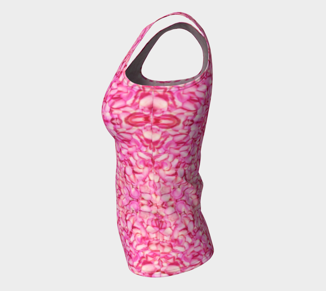 Pink Rose Petal Tank Top