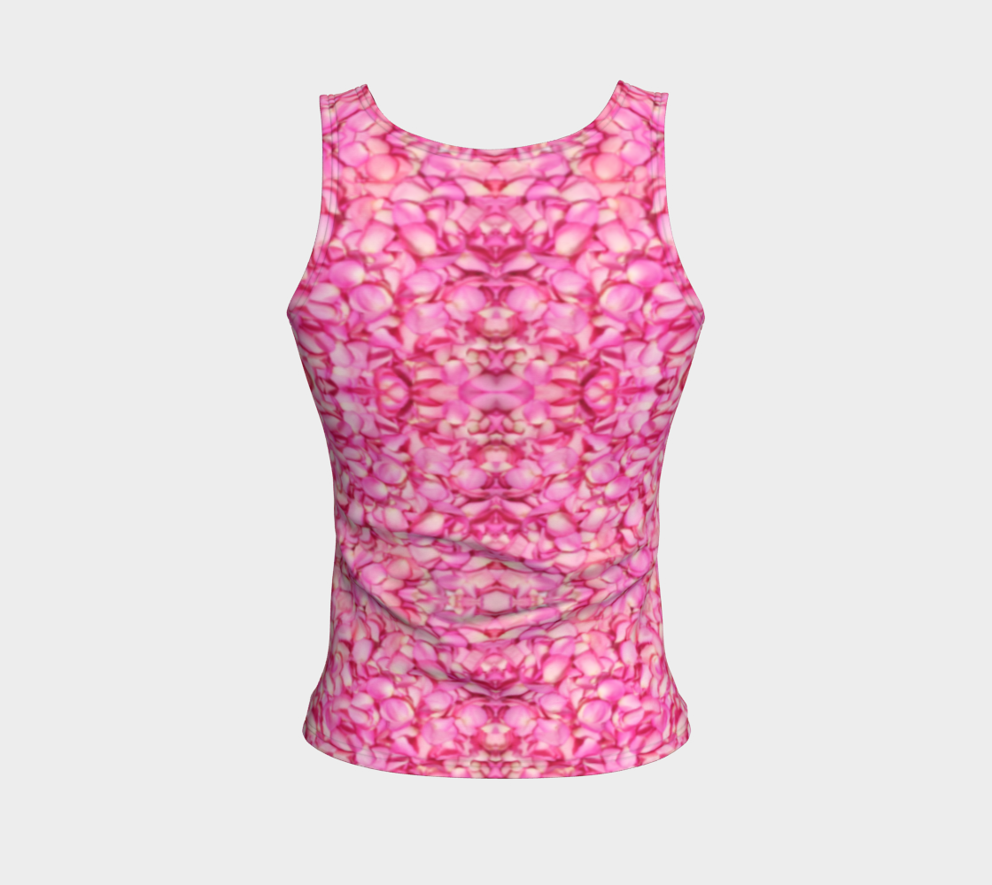 Pink Rose Petal Tank Top