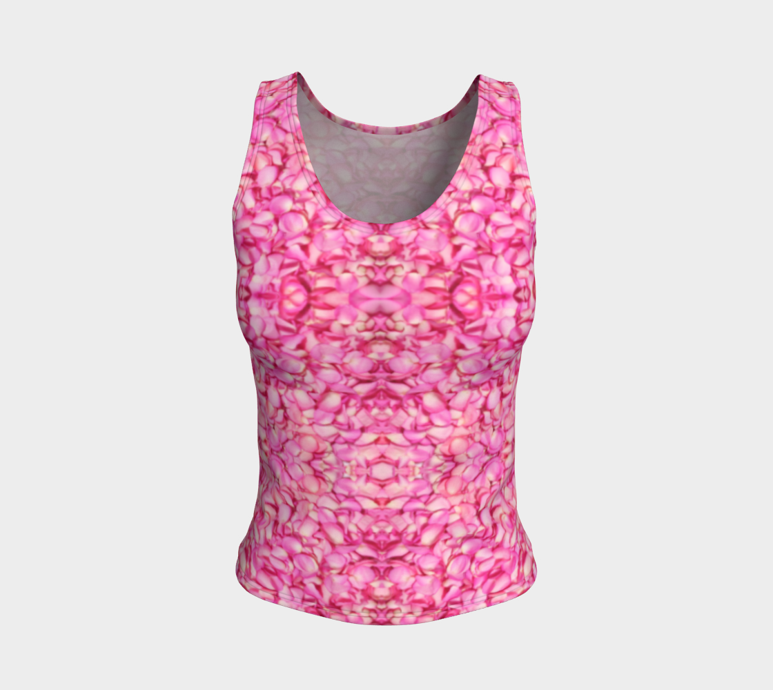 Pink Rose Petal Tank Top