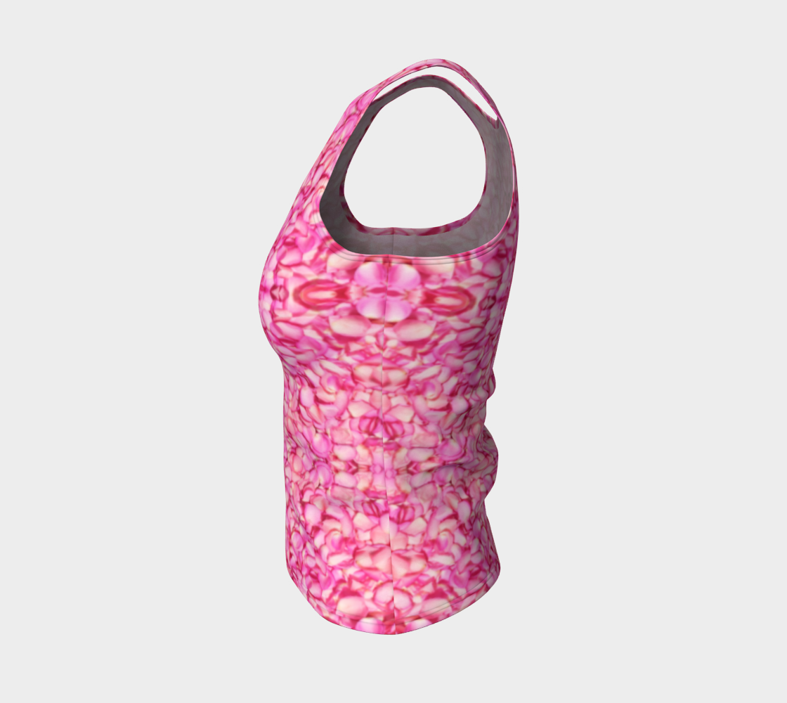 Pink Rose Petal Tank Top